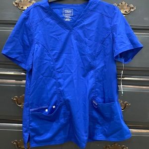 Brand new with tags! Cherokee revolution workwear. Size large. Galaxy blue.